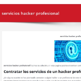 Servicios Hacker Profesional
