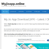 MyJio App Online