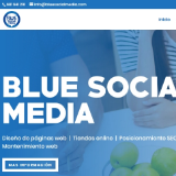 Blue Social Media